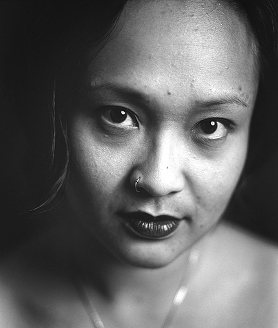 black and white close up image of author barbara jane reyes