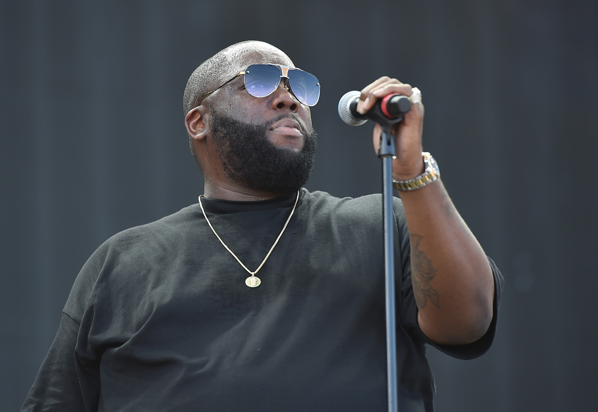 photo of Killer Mike on stage in 2016