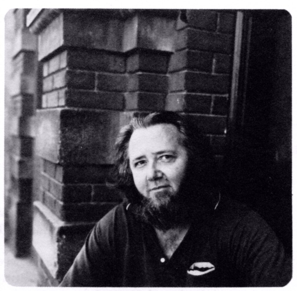 Ted Berrigan author photo black and white