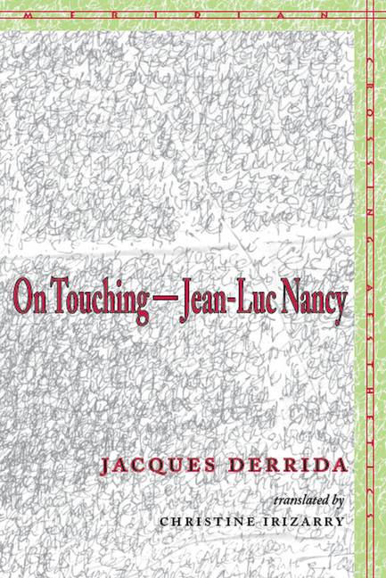 On Touchinga Jean-Luc Nancy