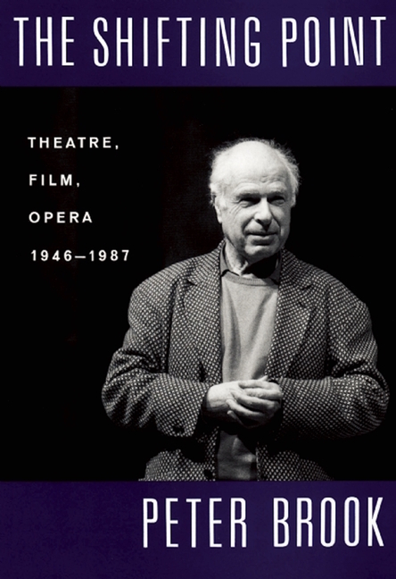 The Shifting Point: Theatre, Film, Opera 1946-1987 (Tcg)