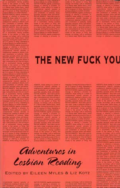 N2qIsize640 The New Fuck You: Adventures in Lesbian Reading